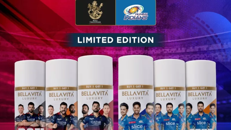 BELLAVITA Luxury captures the “Spirit” of India and Cricket with New Limited-Edition MI and RCB deodorants