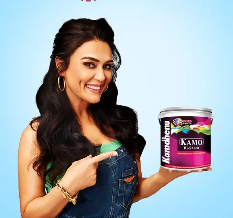 Kamdhenu Paints extends its association with Preity G Zinta