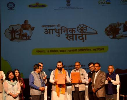 Khadi and Village Industries Commission signs three MoUs to promote Khadi Products