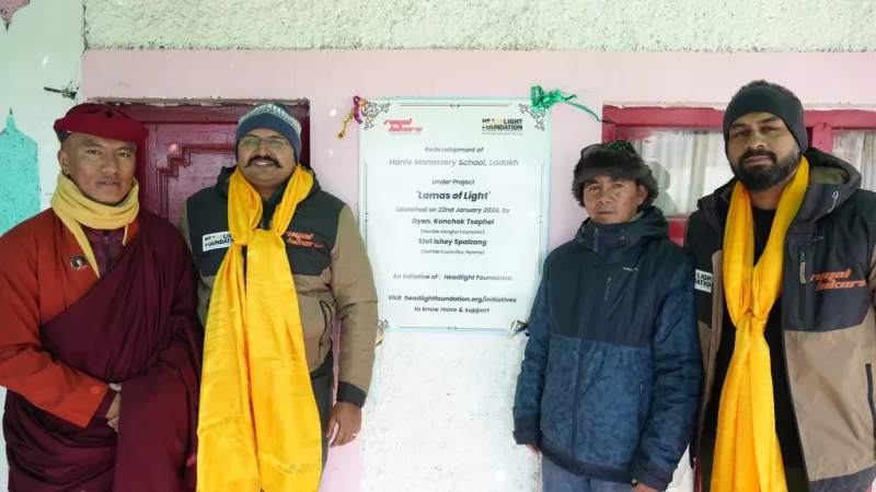 Warming Hanle Monastery School: Children Embrace Comfort with New Heaters