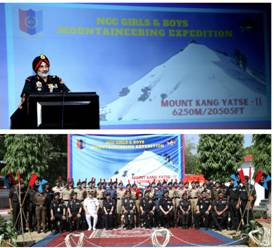 Mountaineering expedition of NCC boys and girls got green signal