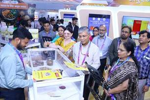 Ayurveda Aahar products attract global visitors at World Food India